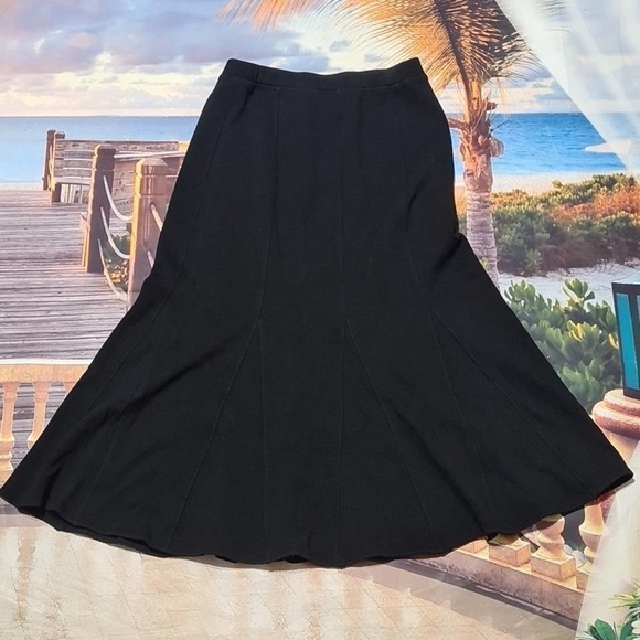 Eileen Fisher Black Skirt Size Small Petite - Picture 2 of 5